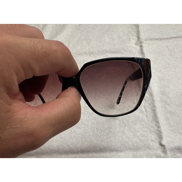 LUXOTTICA SUNGLASSES 1412 UV GARD PEARL BLACK ITALY - FRAMES‎ ONLY - Picture 10 of 13